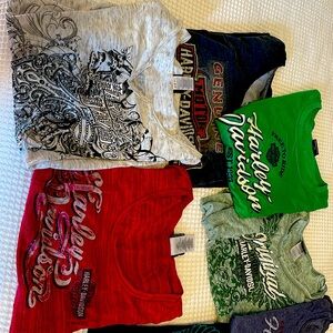 Lot of 10 Harley Davidson t-shirts!